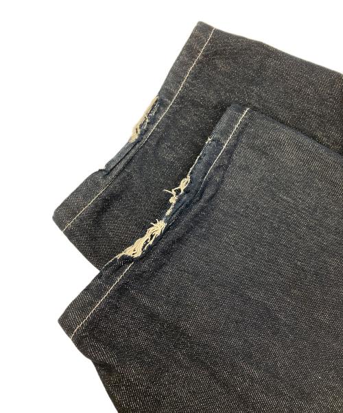 地底人（チテイジン）地底人 (チテイジン) ステッチバルーンインディゴデニム インディゴ サイズ:Lの古着・服飾アイテム
