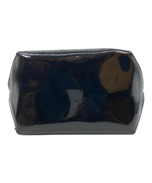 agnes b voyage（アニエスベーボヤージュ）agnes b voyage (アニエスベーボヤージュ) エナメルハンドバッグ ブラックの古着・服飾アイテム