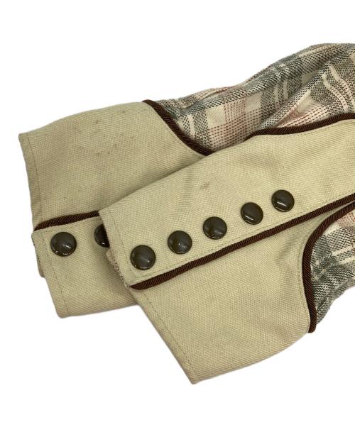 AiE（エーアイイー）AiE (エーアイイー) ウエスタンチェックシャツ ベージュ サイズ:Sの古着・服飾アイテム