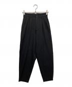 Y'sワイズ）の古着「テーパードパンツ」｜ブラック