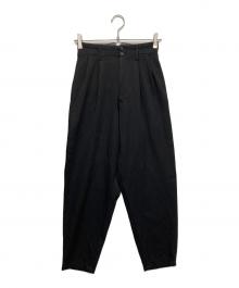 Y's（ワイズ）の古着「テーパードパンツ」｜ブラック