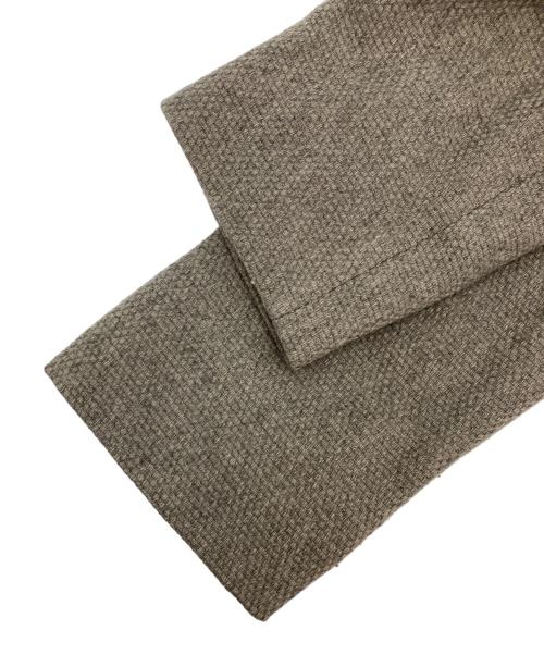 evam eva（エヴァムエヴァ）evam eva (エヴァムエヴァ) ラムウールフードコート ブラウン サイズ:1の古着・服飾アイテム