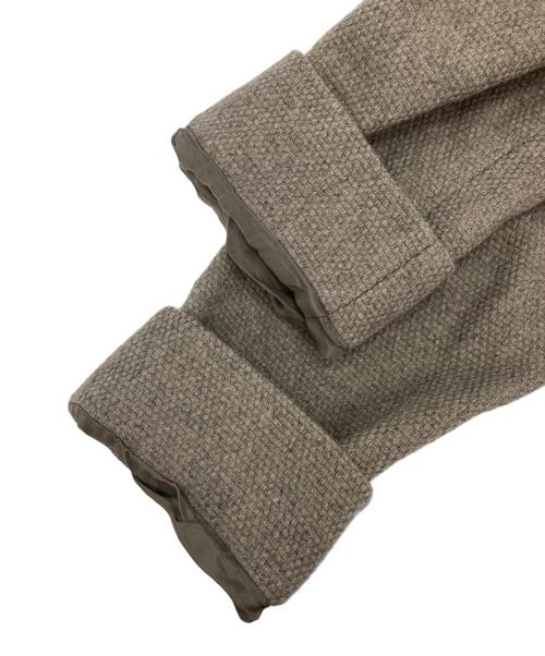 evam eva（エヴァムエヴァ）evam eva (エヴァムエヴァ) ラムウールフードコート ブラウン サイズ:1の古着・服飾アイテム