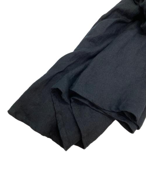 08MAB（ゼロハチマブ）08MAB (ゼロハチマブ) リネンカシュクールジャンパースカート ブラック サイズ:FREEの古着・服飾アイテム