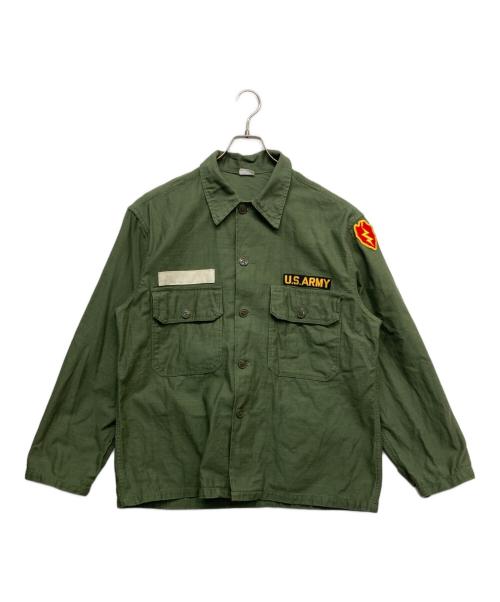 US ARMY（ユーエスアーミー）US ARMY (ユーエスアーミー) ユーティリティシャツ グリーン サイズ:16 1/2の古着・服飾アイテム