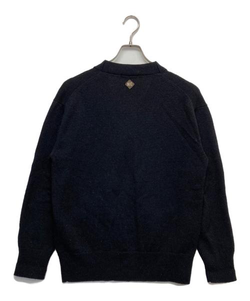 NIGEL CABOURN（ナイジェルケーボン）NIGEL CABOURN (ナイジェルケーボン) WASHABLE WOOLLENS 40s CARDIGAN ブラック サイズ:48の古着・服飾アイテム