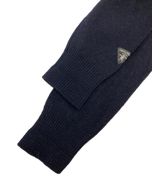 NIGEL CABOURN（ナイジェルケーボン）NIGEL CABOURN (ナイジェルケーボン) WASHABLE WOOLLENS 40s CARDIGAN ブラック サイズ:48の古着・服飾アイテム