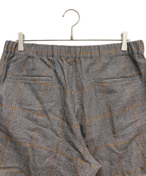 Graphpaper（グラフペーパー）Graphpaper (グラフペーパー) GLENCHECK WOOL COOK PANTS グレー サイズ:Fの古着・服飾アイテム