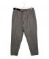 Graphpaper（グラフペーパー）の古着「GLENCHECK WOOL COOK PANTS」｜グレー