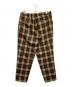 Graphpaper (グラフペーパー) Wool check cook pants ブラウン サイズ:F：7000円