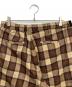 中古・古着 Graphpaper (グラフペーパー) Wool check cook pants ブラウン サイズ:F：7000円