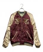 IOLANIイオラニ）の古着「リバーシブルスカジャン」｜グリーン×レッド