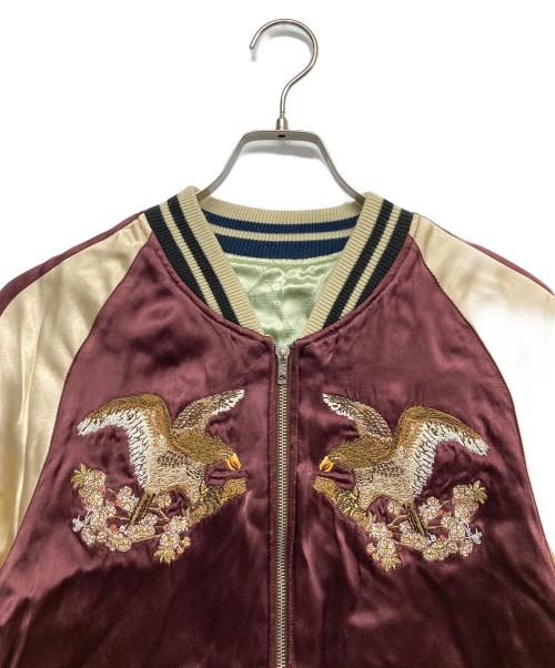 IOLANI（イオラニ）IOLANI (イオラニ) リバーシブルスカジャン グリーン×レッド サイズ:Lの古着・服飾アイテム