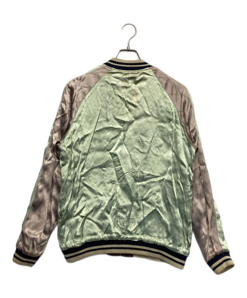 IOLANI（イオラニ）IOLANI (イオラニ) リバーシブルスカジャン グリーン×レッド サイズ:Lの古着・服飾アイテム