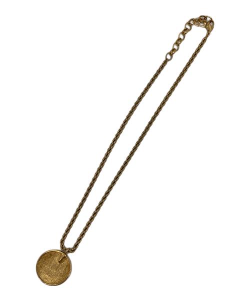 Christian Dior（クリスチャン ディオール）Christian Dior (クリスチャン ディオール) CDロゴネックレス ゴールドの古着・服飾アイテム