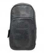 BALLYバリー）の古着「レザーボディーバッグ」｜ブラック