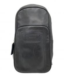 BALLY（バリー）の古着「レザーボディーバッグ」｜ブラック