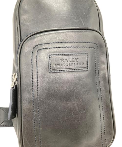 BALLY（バリー）BALLY (バリー) レザーボディーバッグ ブラックの古着・服飾アイテム