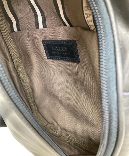 BALLY（バリー）BALLY (バリー) レザーボディーバッグ ブラックの古着・服飾アイテム