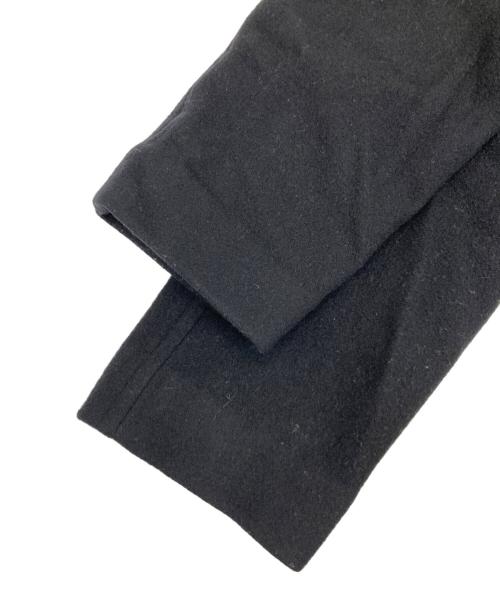 JOURNAL STANDARD relume（ジャーナルスタンダード レリューム）JOURNAL STANDARD relume (ジャーナルスタンダード レリューム) 尾州ウールモッサWブレストハーフコート ブラック サイズ:36の古着・服飾アイテム