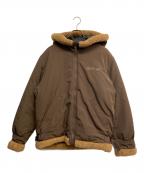 AVIREXアヴィレックス）の古着「B-3 HOODIE フライトジャケット」｜ブラウン