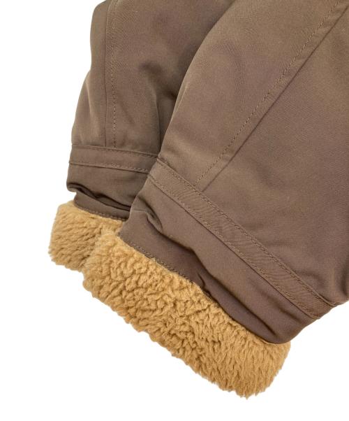 AVIREX（アヴィレックス）AVIREX (アヴィレックス) B-3 HOODIE フライトジャケット ブラウン サイズ:XLの古着・服飾アイテム