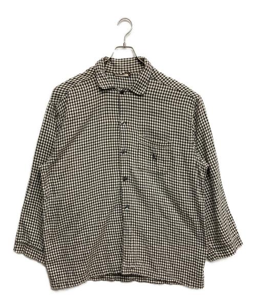 Calvin Klein（カルバンクライン）Calvin Klein (カルバンクライン) パジャマシャツ ブラック サイズ:Sの古着・服飾アイテム