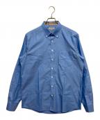 BURBERRY LONDONバーバリーロンドン）の古着「ロングスリーブシャツ」｜ブルー