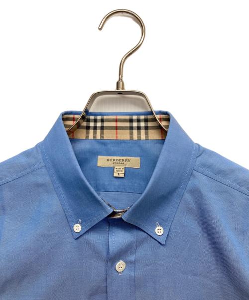 BURBERRY LONDON（バーバリーロンドン）BURBERRY LONDON (バーバリーロンドン) ロングスリーブシャツ ブルー サイズ:Lの古着・服飾アイテム
