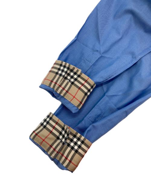 BURBERRY LONDON（バーバリーロンドン）BURBERRY LONDON (バーバリーロンドン) ロングスリーブシャツ ブルー サイズ:Lの古着・服飾アイテム
