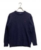 POLO RALPH LAURENポロ・ラルフローレン）の古着「クルーネックニット」｜ネイビー