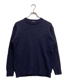 POLO RALPH LAUREN（ポロ・ラルフローレン）の古着「クルーネックニット」｜ネイビー