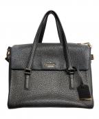 Kate Spadeケイトスペード）の古着「レザー2WAYバッグ」｜ブラック