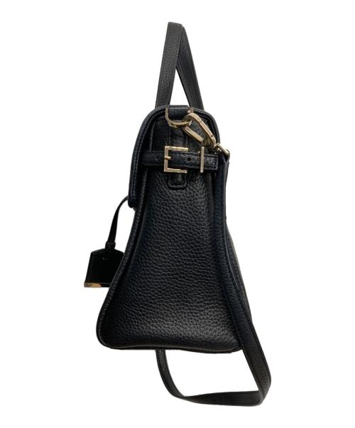 Kate Spade（ケイトスペード）Kate Spade (ケイトスペード) レザー2WAYバッグ ブラックの古着・服飾アイテム