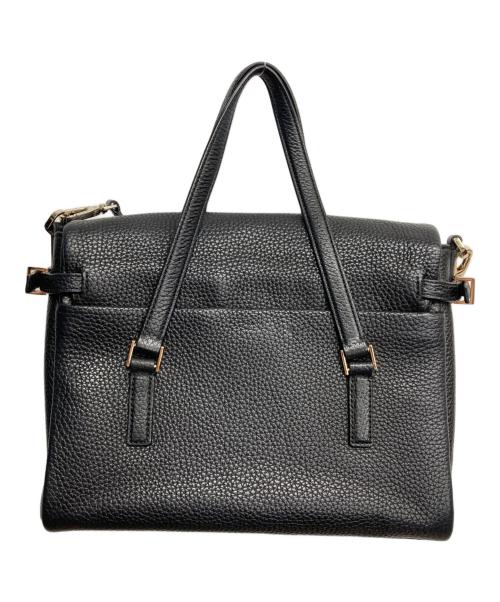 Kate Spade（ケイトスペード）Kate Spade (ケイトスペード) レザー2WAYバッグ ブラックの古着・服飾アイテム