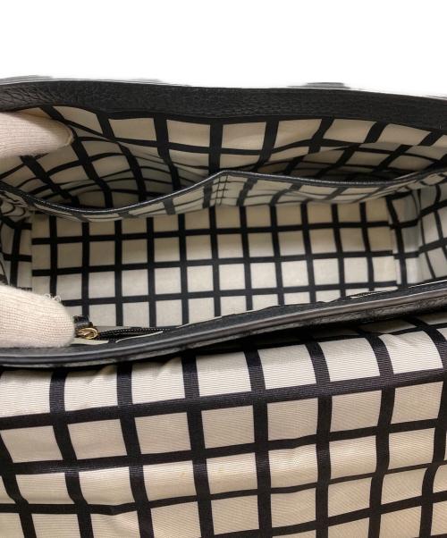 Kate Spade（ケイトスペード）Kate Spade (ケイトスペード) レザー2WAYバッグ ブラックの古着・服飾アイテム