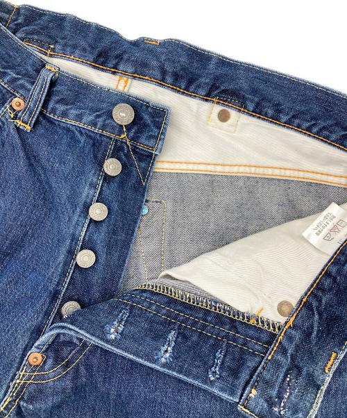 STUDIO D'ARTISAN（ステュディオダルチザン）STUDIO D'ARTISAN (ステュディオダルチザン) シンチバックデニムパンツ インディゴ サイズ:31の古着・服飾アイテム