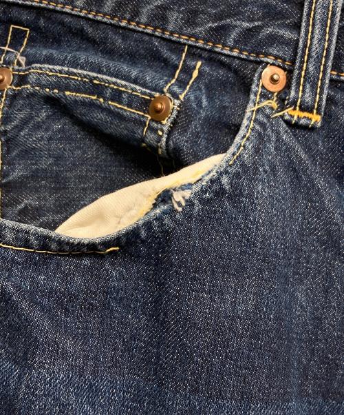 STUDIO D'ARTISAN（ステュディオダルチザン）STUDIO D'ARTISAN (ステュディオダルチザン) シンチバックデニムパンツ インディゴ サイズ:31の古着・服飾アイテム