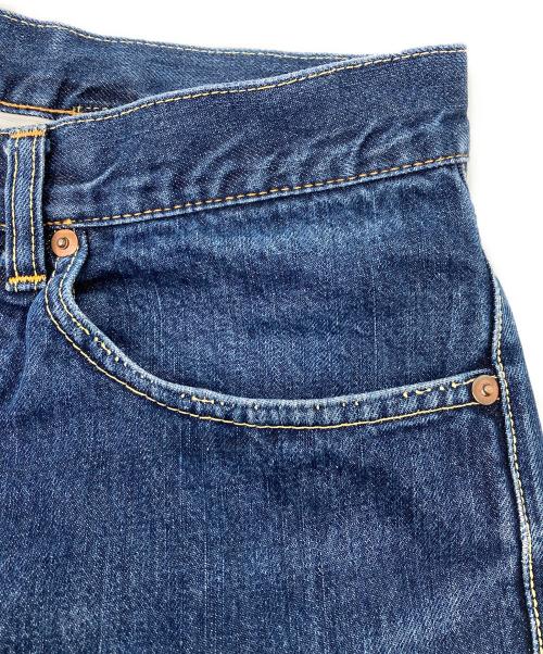 STUDIO D'ARTISAN（ステュディオダルチザン）STUDIO D'ARTISAN (ステュディオダルチザン) シンチバックデニムパンツ インディゴ サイズ:31の古着・服飾アイテム