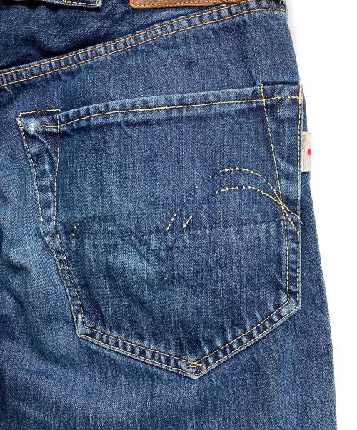 STUDIO D'ARTISAN（ステュディオダルチザン）STUDIO D'ARTISAN (ステュディオダルチザン) シンチバックデニムパンツ インディゴ サイズ:31の古着・服飾アイテム