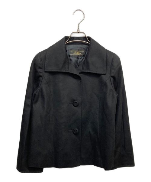 Leilian（レリアン）LEILIAN (レリアン) カシミヤジャケット ブラック サイズ:９の古着・服飾アイテム