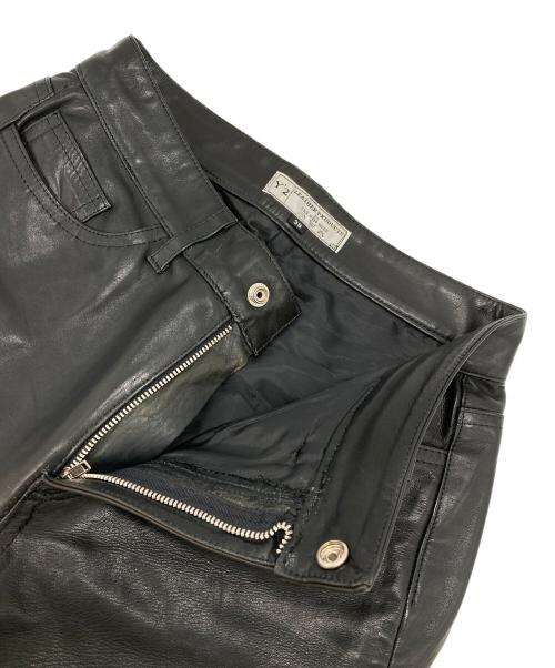 Y'2 leather（ワイツーレザー）Y'2 leather (ワイツーレザー) パンツ ブラック サイズ:38の古着・服飾アイテム