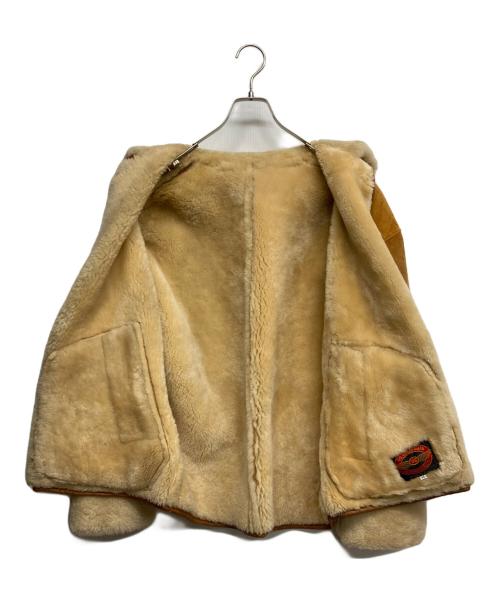 US SHEEPSKIN（USシープスキン）US SHEEPSKIN (USシープスキン) ムートンジャケット ブラウン サイズ:Mの古着・服飾アイテム