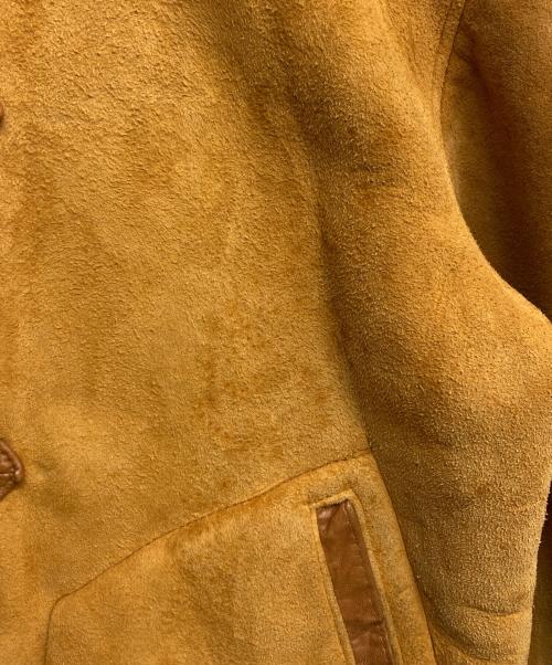 US SHEEPSKIN（USシープスキン）US SHEEPSKIN (USシープスキン) ムートンジャケット ブラウン サイズ:Mの古着・服飾アイテム
