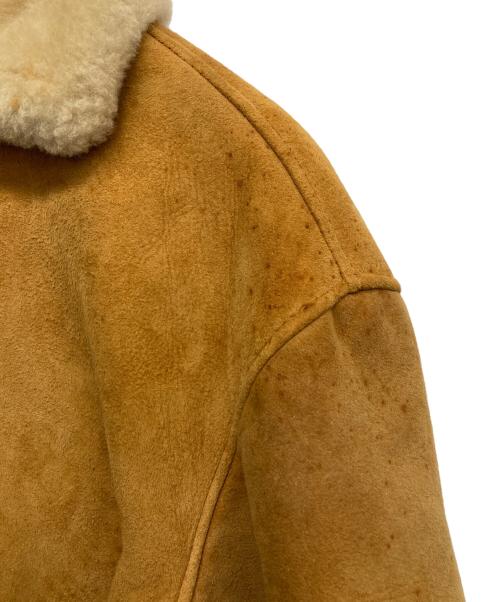 US SHEEPSKIN（USシープスキン）US SHEEPSKIN (USシープスキン) ムートンジャケット ブラウン サイズ:Mの古着・服飾アイテム