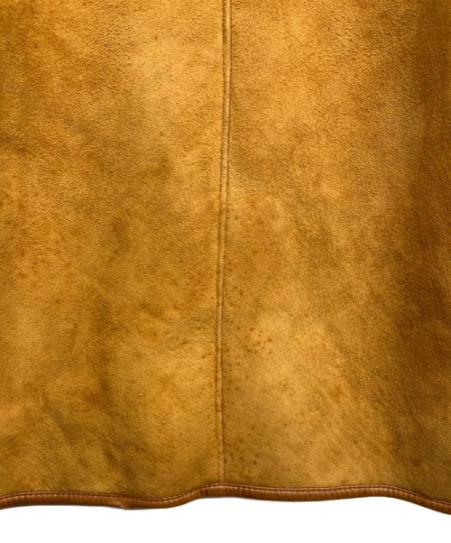 US SHEEPSKIN（USシープスキン）US SHEEPSKIN (USシープスキン) ムートンジャケット ブラウン サイズ:Mの古着・服飾アイテム