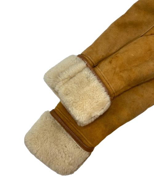 US SHEEPSKIN（USシープスキン）US SHEEPSKIN (USシープスキン) ムートンジャケット ブラウン サイズ:Mの古着・服飾アイテム