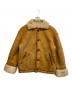 US SHEEPSKIN（USシープスキン）の古着「ムートンジャケット」｜ブラウン