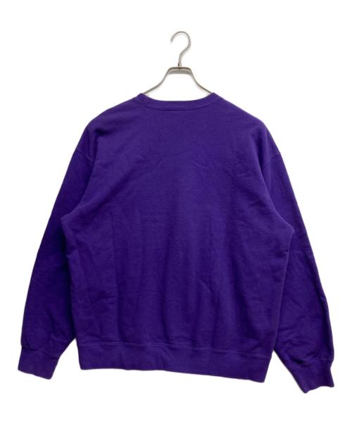 SUPREME（シュプリーム）Supreme (シュプリーム) STACKED CREWNECK パープル サイズ:XLの古着・服飾アイテム