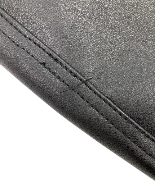 BACKERS（バッカーズ）BACKERS (バッカーズ) フェイクレザーハンティングジャケット ブラック サイズ:Mの古着・服飾アイテム